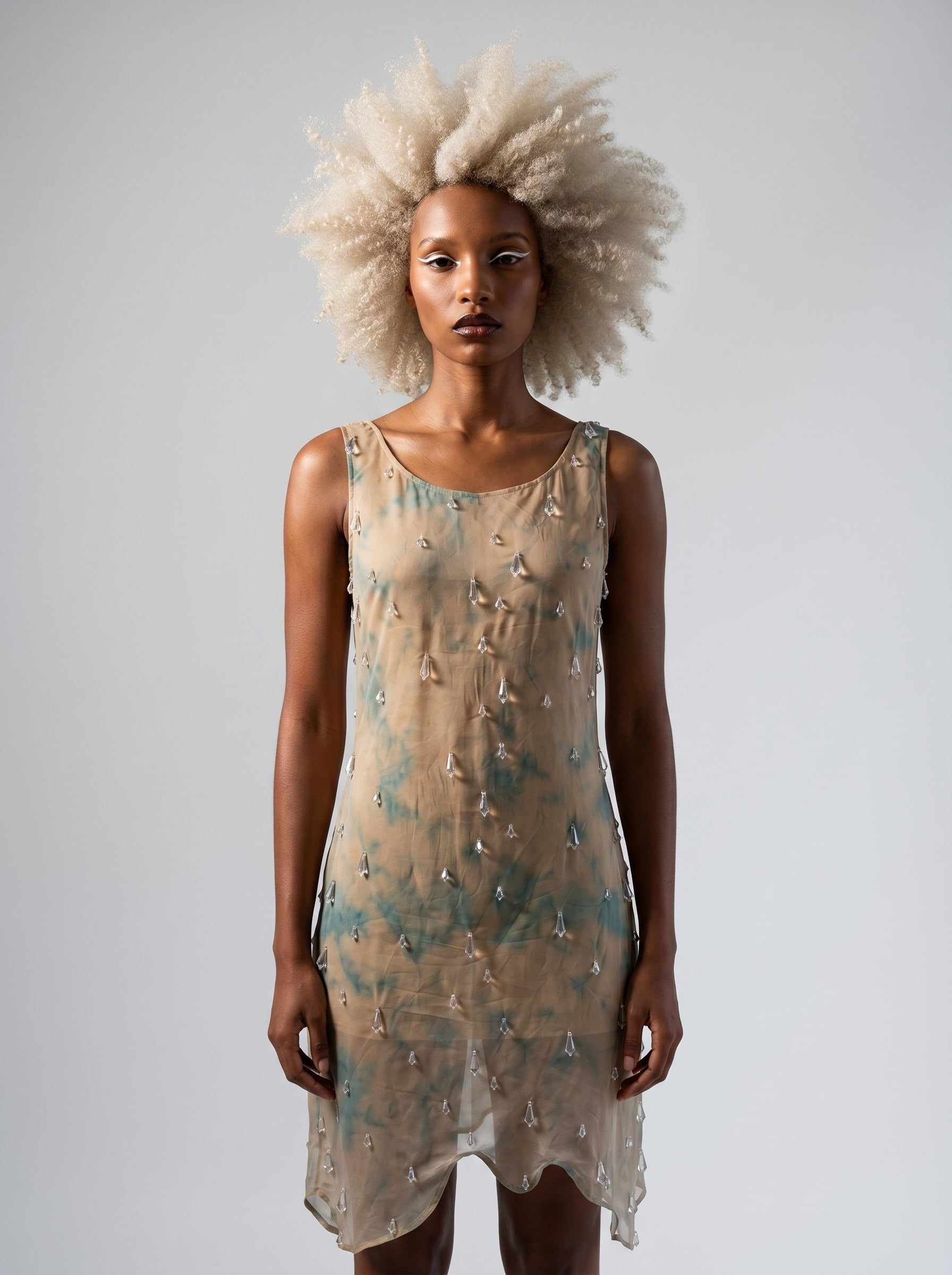 Vestido malla de pescar
